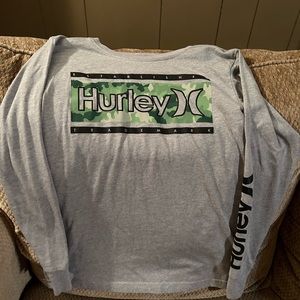 Youth Boys L Hurley Long Sleeve Tee